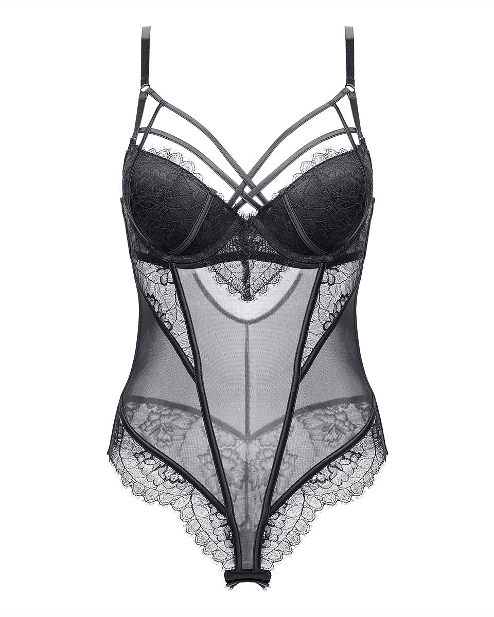 COCO | Black Lace Bodysuit