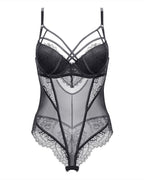 COCO | Black Lace Bodysuit