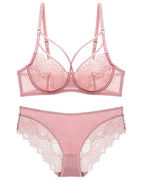 CLEO | Pink Lace Lingerie Set
