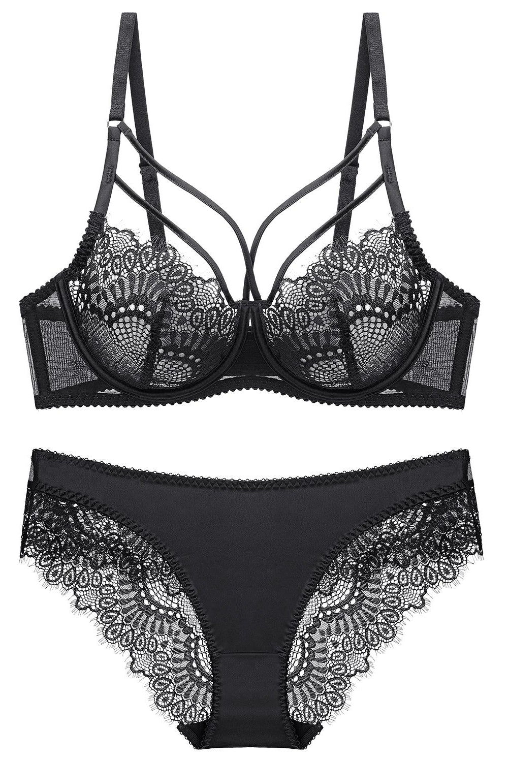 CLEO | Black Lace Lingerie Set