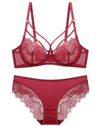 CLEO | Red Lace Lingerie Set