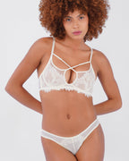 CHLOE | Beige Lace Lingerie Set