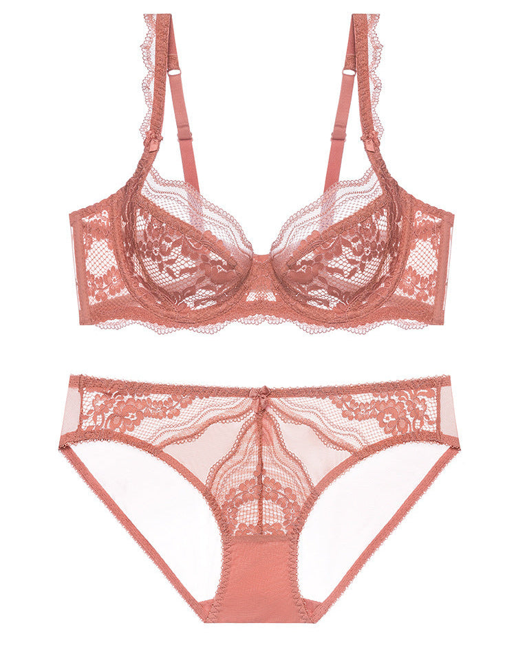 MARIE | Pink Lace Lingerie Set