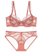 MARIE | Pink Lace Lingerie Set