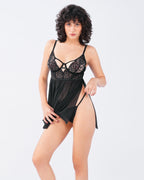 SCARLETT | Black Lace Bodysuit
