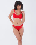 ALICE | Red Lace Lingerie Set