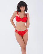 ALICE | Red Lace Lingerie Set