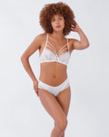 CLEO | White Lace Lingerie Set