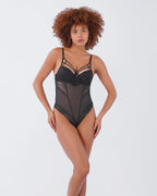 COCO | Black Lace Bodysuit