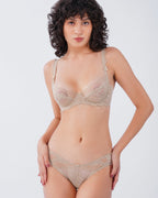 MARIE | Beige Lace Lingerie Set