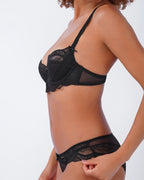 OLIVIA | Black Lace Lingerie Set