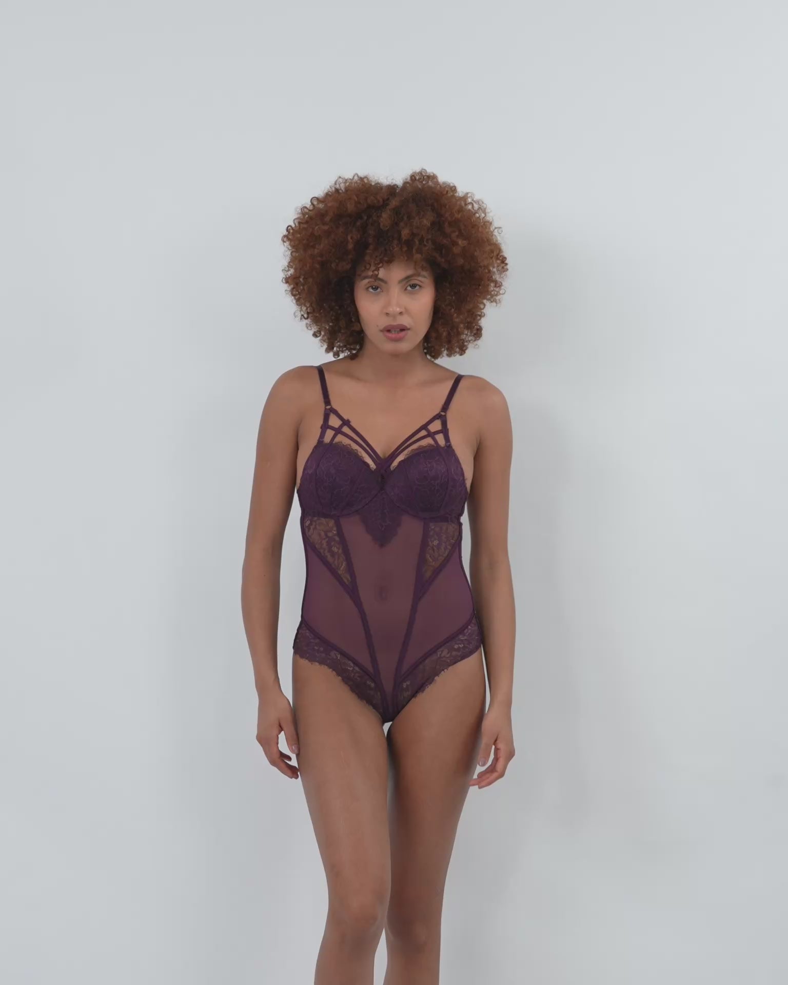 COCO | Purple Lace Bodysuit