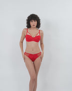 ALICE | Red Lace Lingerie Set